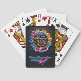 Wiccan-guddess uppspelningskort casinokort