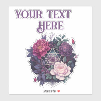 Wiccan Lavender Pyrenees Pentacle Vinyl Sticker Klistermärken
