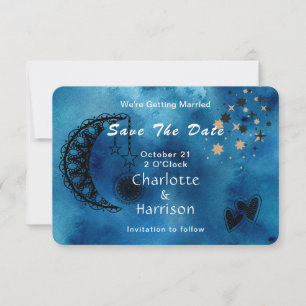 Wiccan Magic Constellation Unusual Bröllop Spara Datumet
