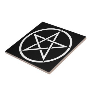 Wiccan & Magick Pentagram Pentacle - M1 Kakelplatta