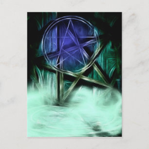 Wiccan Mist Fractal Manipulation Vykort