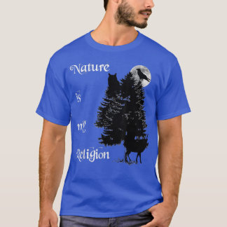 Wiccan Nature är min religiösa häxa T Shirt