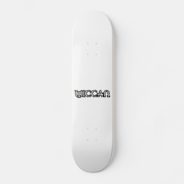 Wiccan Old School Skateboard Bräda 18 Cm (Framsida)