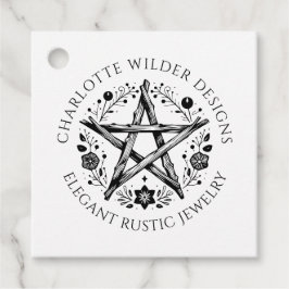 Wiccan Pagan Jewelry Gåvor Etiketter