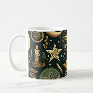 Wiccan Pattern 2 Kaffemugg