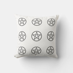 Wiccan Pentacle (Pentagram) Dekorativ kudde