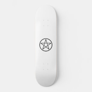 Wiccan Pentacle (Pentagram) Mini Skateboard Bräda 18,5 Cm