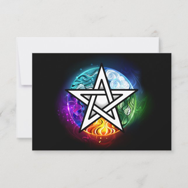 Wiccan pentagram (Framsida)