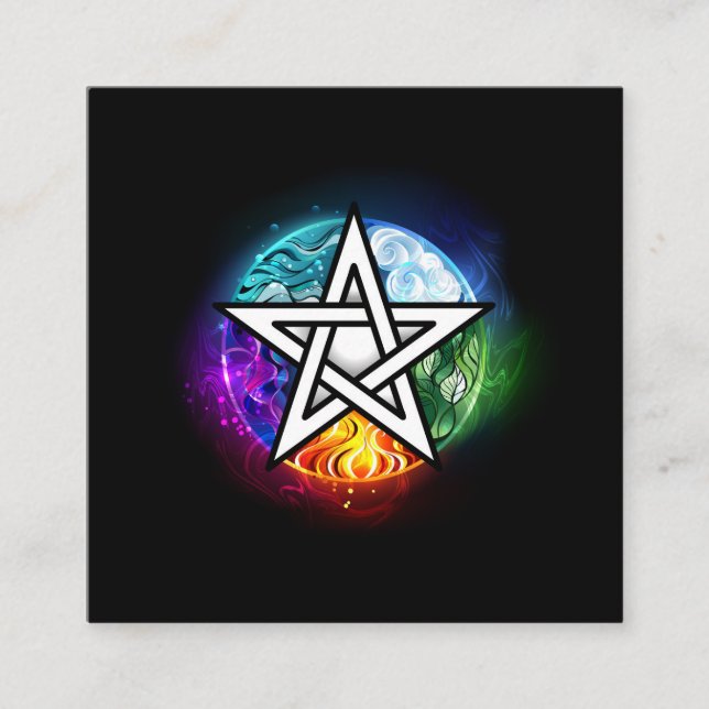 Wiccan pentagram (Framsida)