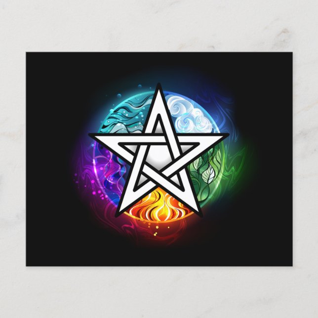 Wiccan pentagram (Framsida)