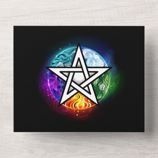 Wiccan pentagram (Framsida)