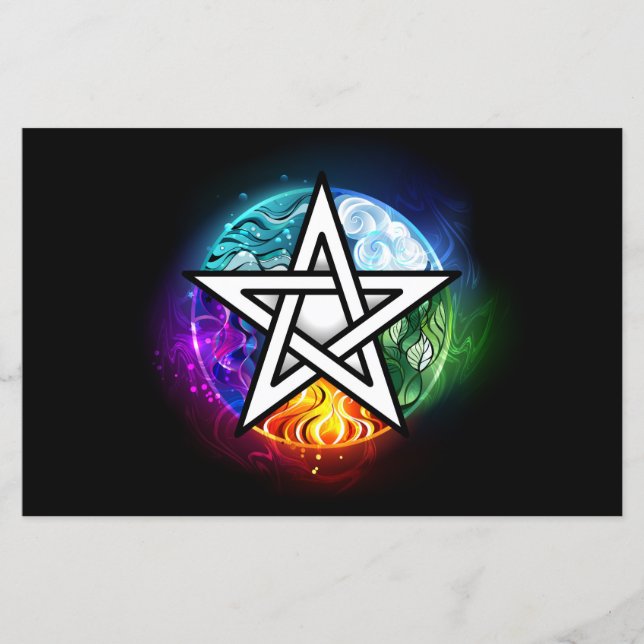 Wiccan pentagram (Framsida)