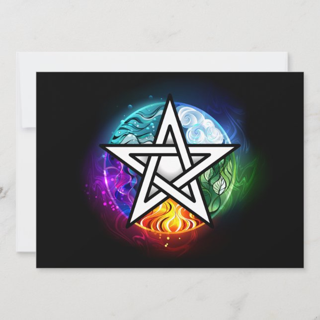 Wiccan pentagram (Framsida)