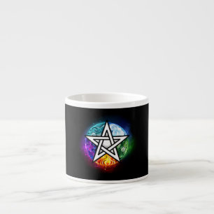 Wiccan pentagram espressomugg