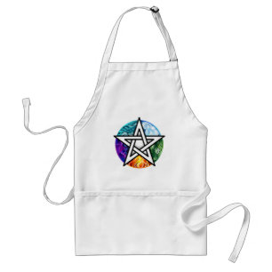 Wiccan pentagram förkläde