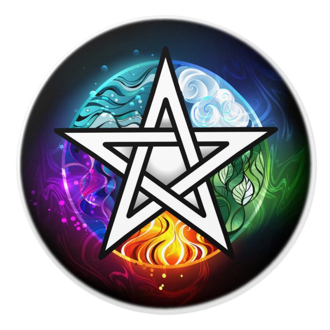 Wiccan pentagram knopp (Framsidan)