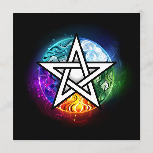 Wiccan pentagram meny (Framsida)
