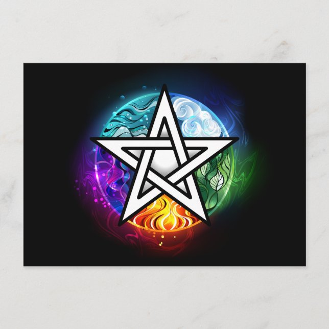 Wiccan pentagram meny (Framsida)