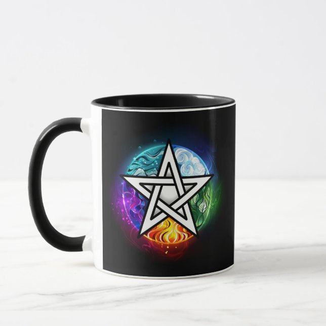 Wiccan pentagram mugg (Vänster)
