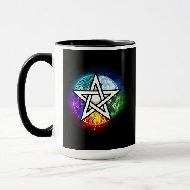 Wiccan pentagram mugg (Vänster)