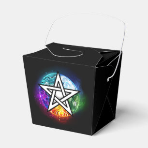 Wiccan pentagram presentaskar