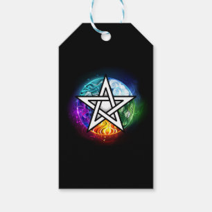 Wiccan pentagram presentetikett