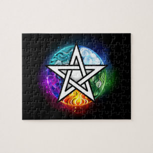 Wiccan pentagram pussel
