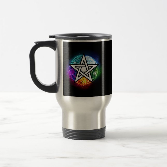 Wiccan pentagram resemugg (Vänster)