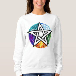 Wiccan pentagram t shirt