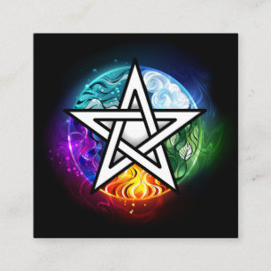 Wiccan pentagram tilläggskort