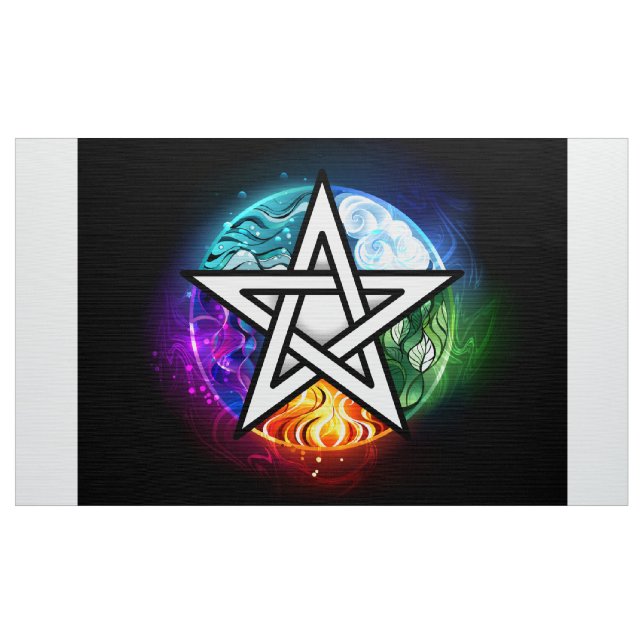 Wiccan pentagram tyg (Yard)