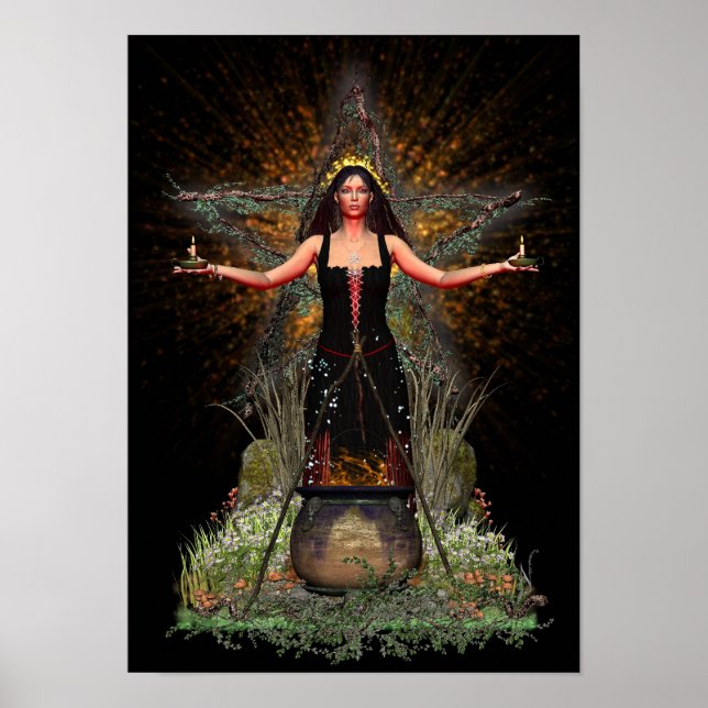 Wiccan Poster - Spellweaver III [A3] (Framsidan)