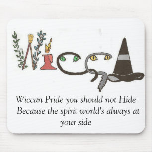 Wiccan prideordstäv musmatta