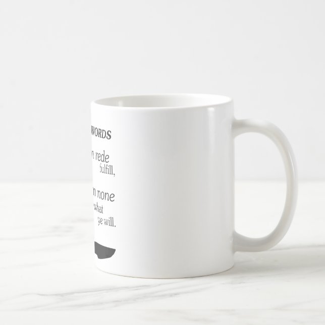 Wiccan Rede forntida gudinna Kaffemugg (Höger)