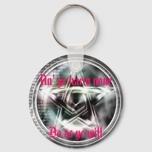 Wiccan Rede nyckelring