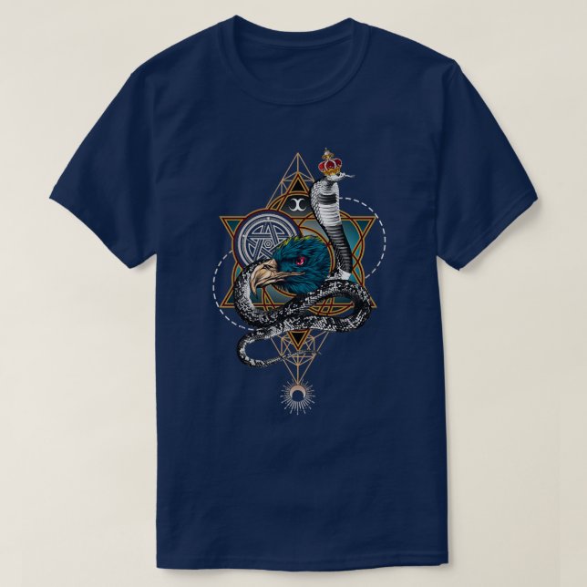 Wiccan-skyddskartan Classic TShirt T Shirt (Design framsida)