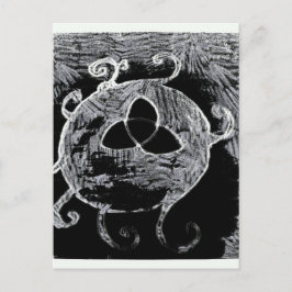 wiccan-symbol för häxorna vykort
