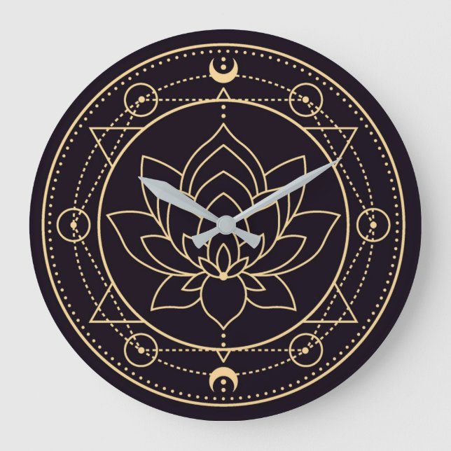 Wiccan-symboler Stor Klocka (Framsida)