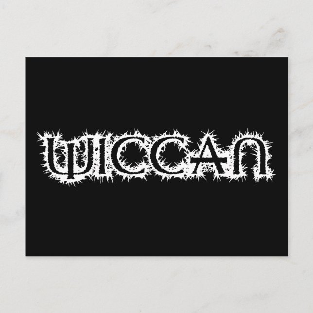 Wiccan Vykort (Framsida)