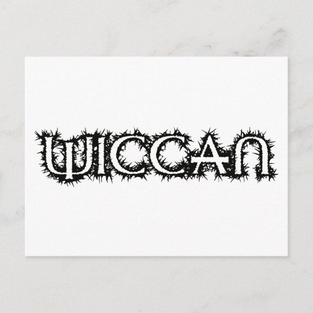 Wiccan Vykort (Framsida)