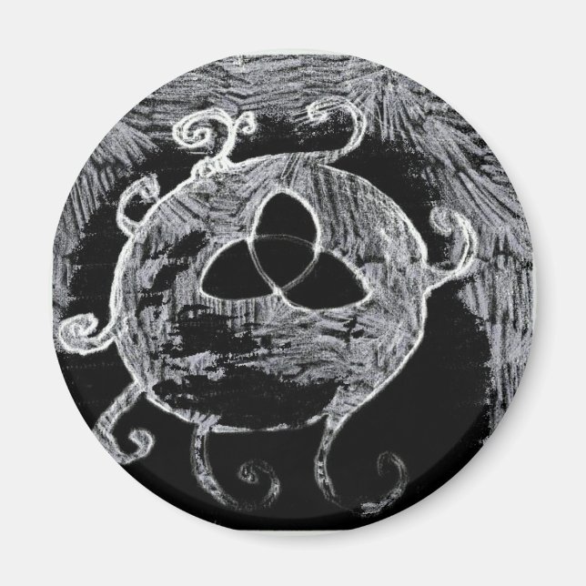 wiccan yaei cults yaie witchcraft magnet (Framsidan)