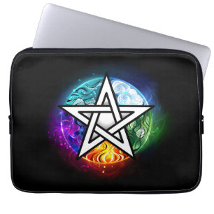 Wiccanpentagram Laptop Fodral