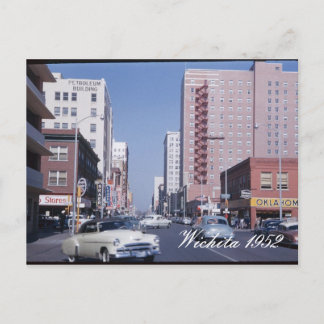 Wichita 1952 vykort