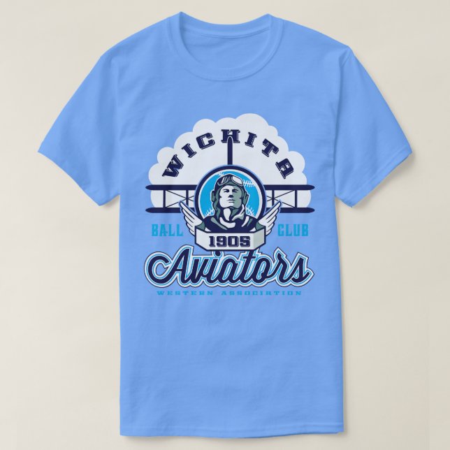 Wichita Aviators T Shirt (Design framsida)