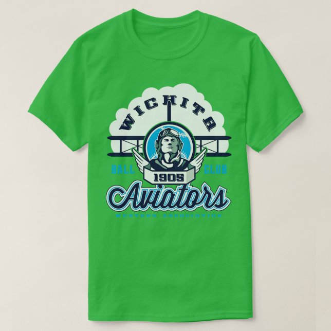 Wichita Aviators T Shirt (Design framsida)