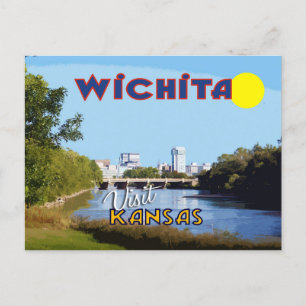 Wichita, besök Kansas Vykort