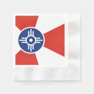 Wichita City flagga Pappersservett