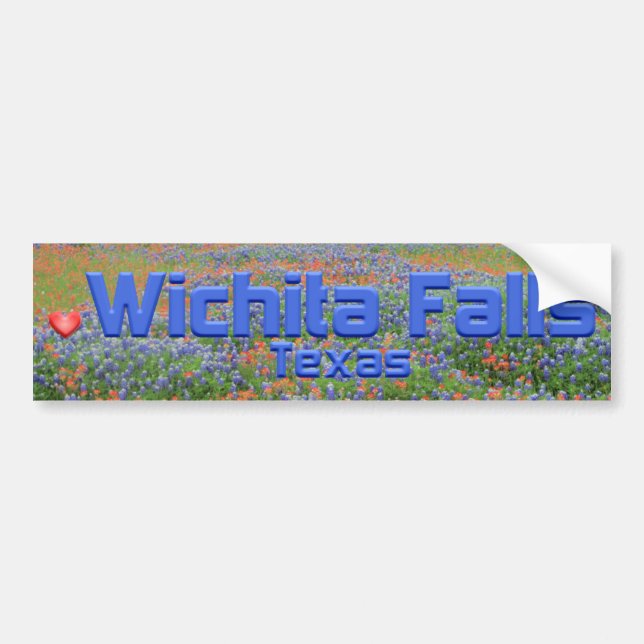 Wichita Falls Texas Bildekal (Framsidan)