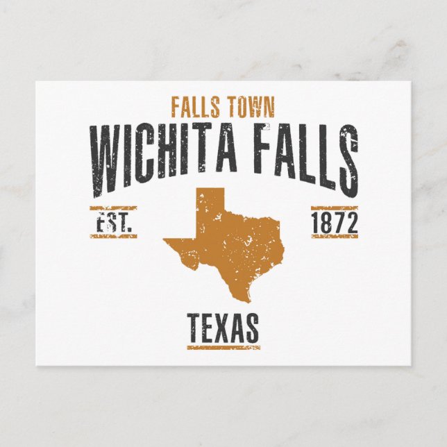 Wichita Falls Vykort (Framsida)