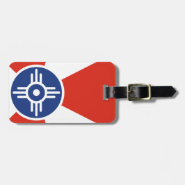 Wichita Kansas ICT Flagga Bagagebricka